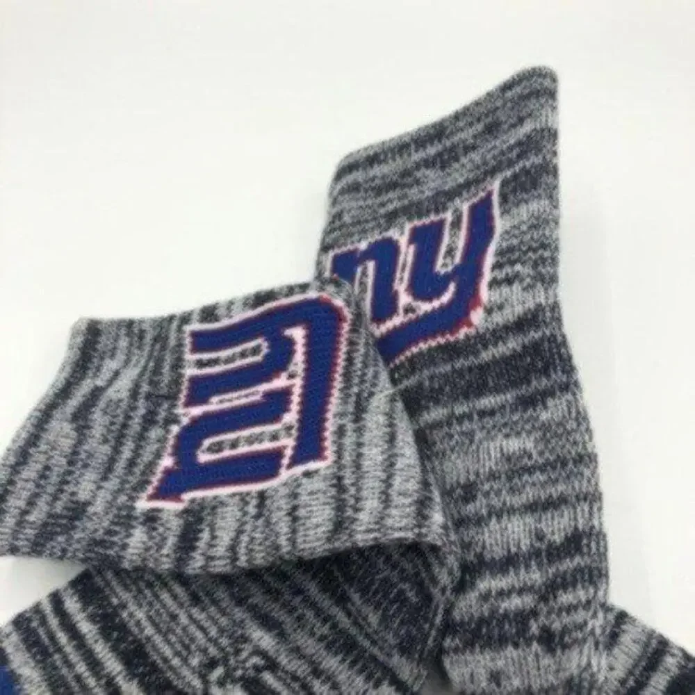 New York Giants  Football Sporty Athletic Crew Style Socks